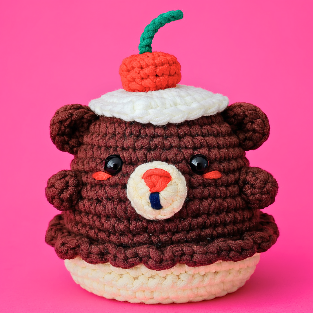 Hazel The Chocolate Cupbear Crochet Kit