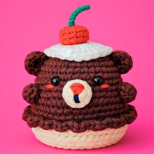 Hazel The Chocolate Cupbear Crochet Kit