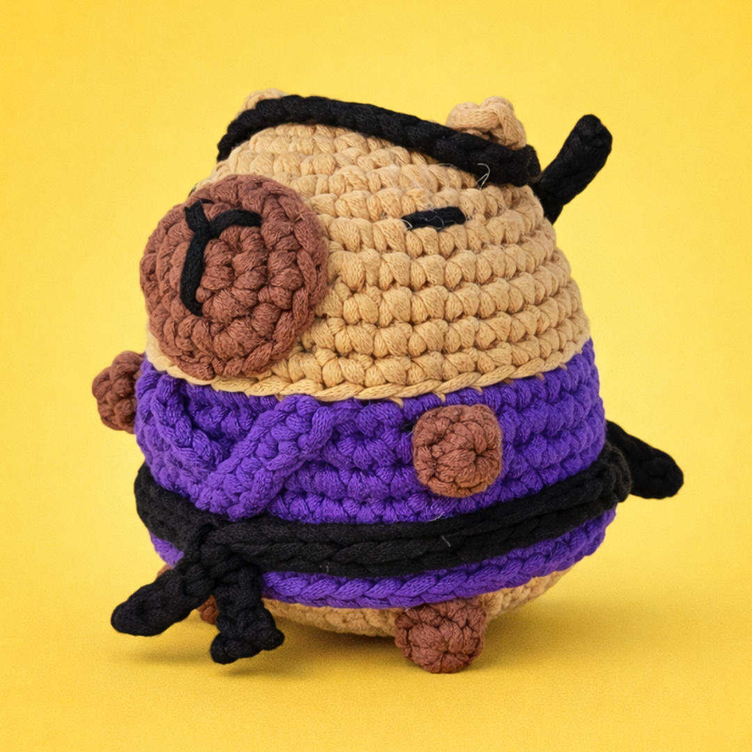 Kai The Ninja Capybara Crochet Kit