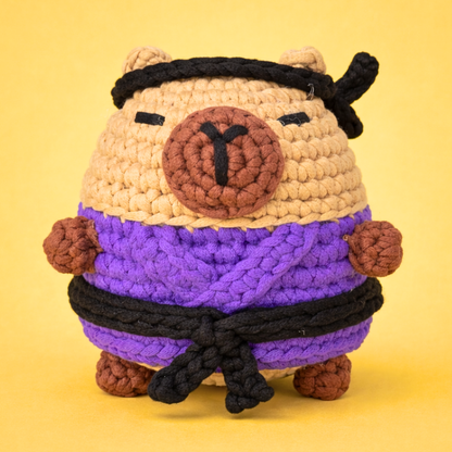 Kai The Ninja Capybara Crochet Kit