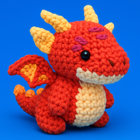 Blazer The Fire Dragon Crochet Kit