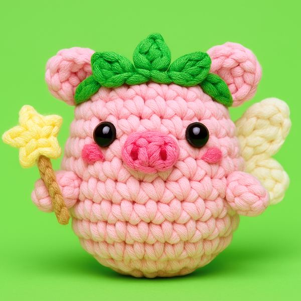 Poppi The Fairy Pig Crochet Kit – MINI CRAFTS