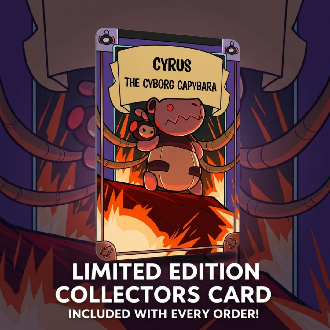 Cyrus The Cyborg Capybara Crochet Kit