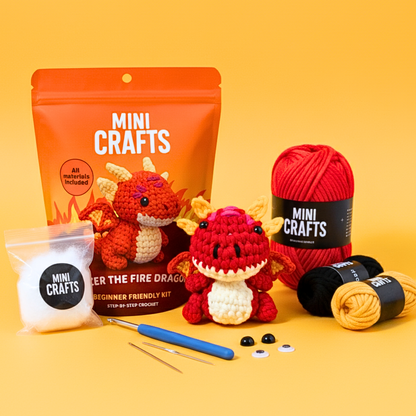 Mini Crafts™ Learn-To-Crochet Kits