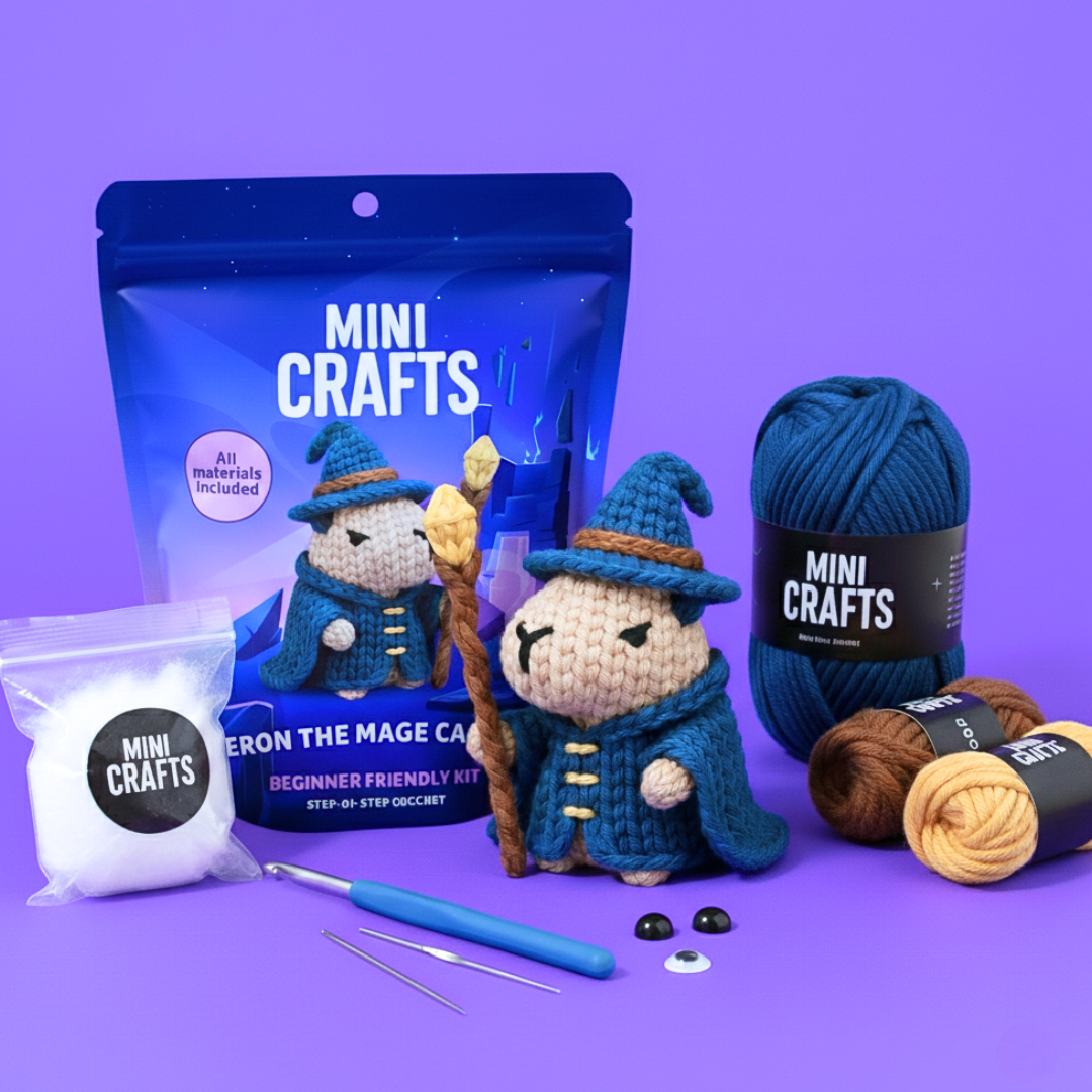 Mini Crafts™ Learn-To-Crochet Kits