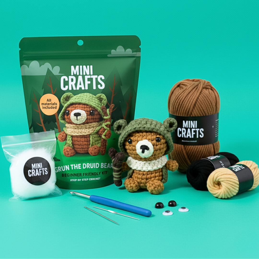 Mini Crafts™ Learn-To-Crochet Kits