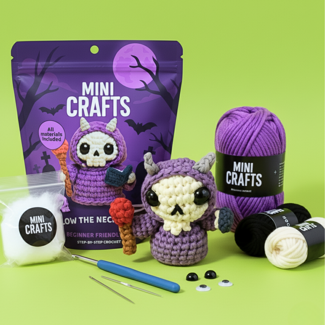 Mini Crafts™ Learn-To-Crochet Kits