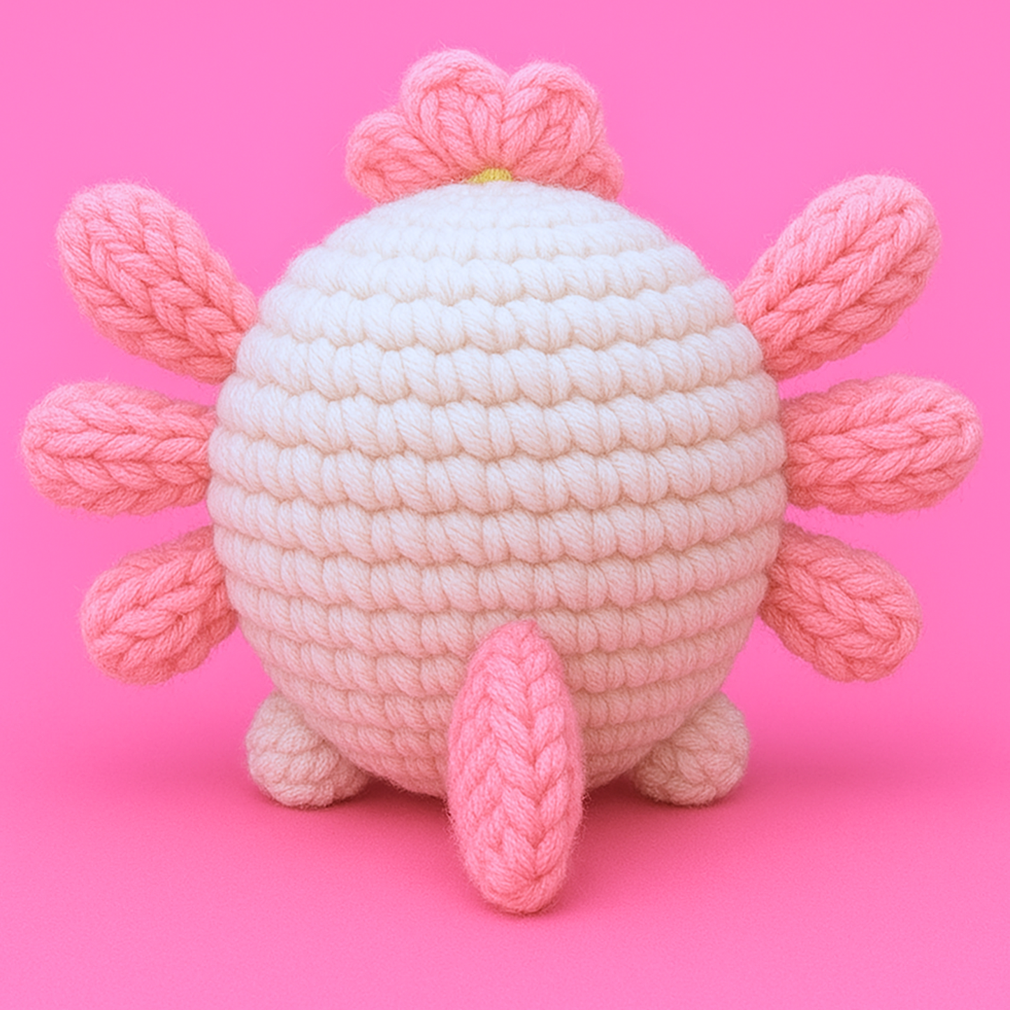 Jelly The Sakura Axolotl Crochet Kit