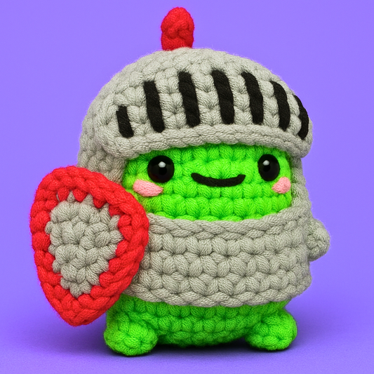 Marsh The Knight Frog Crochet Kit