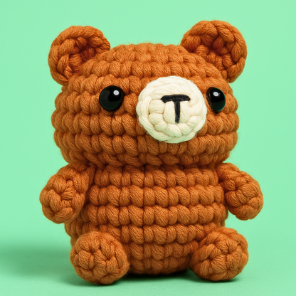 Benji The Brown Bear Crochet Kit