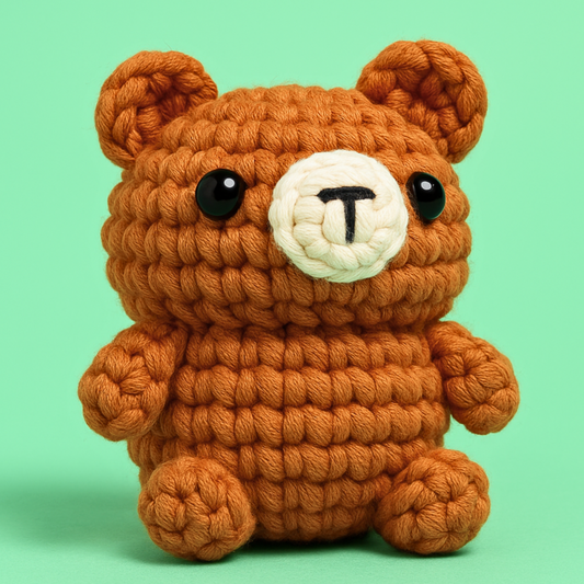 Benji The Brown Bear Crochet Kit