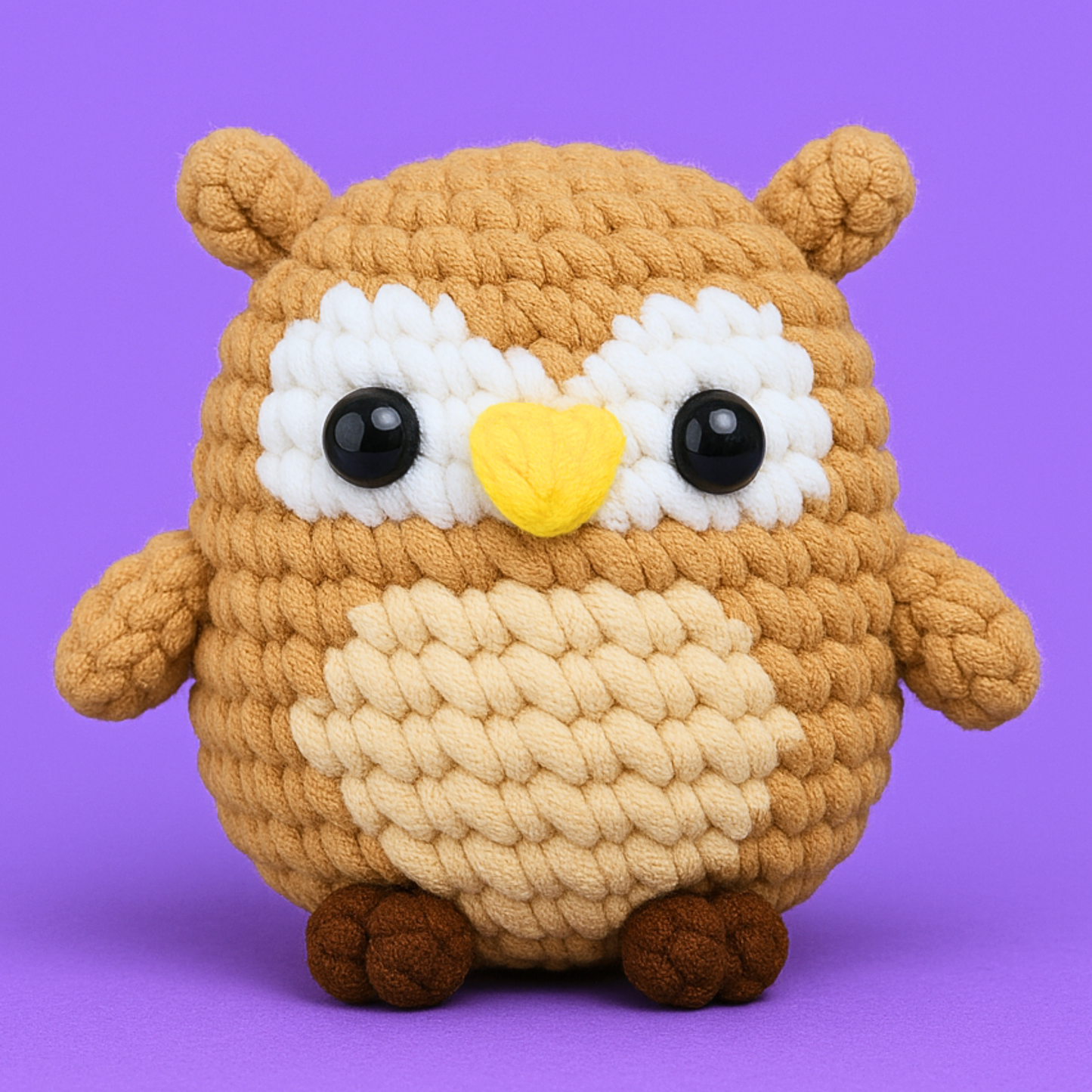 Hoot The Brown Owl Crochet Kit