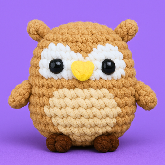 Hoot The Brown Owl Crochet Kit