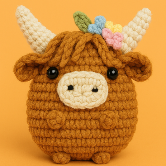 Maple The Highland Cow Crochet Kit
