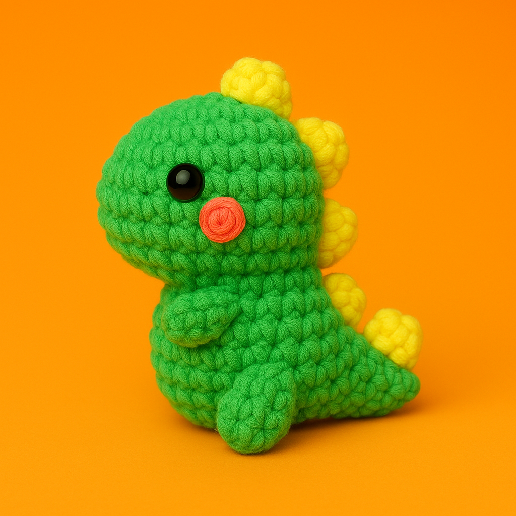 Chomp The Dino Crochet Kit