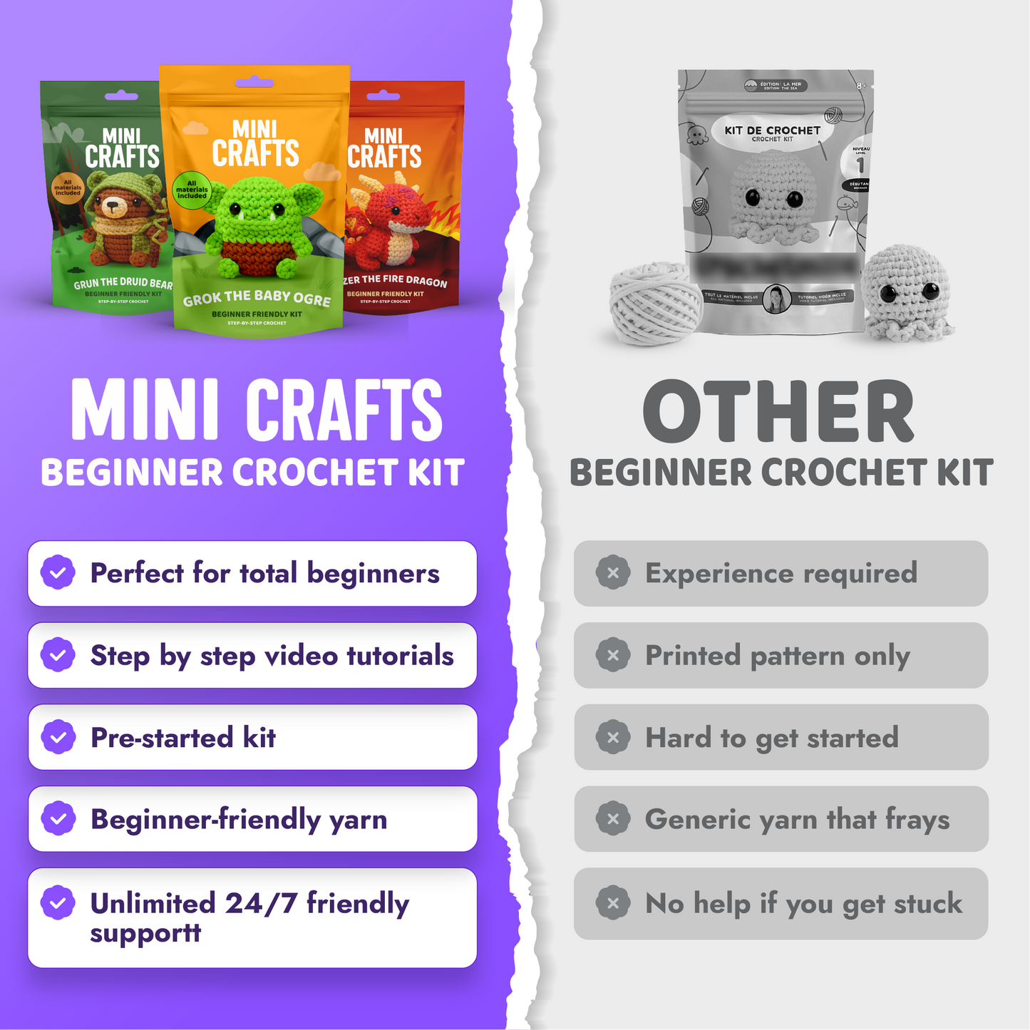 Poppi The Fairy Pig Crochet Kit