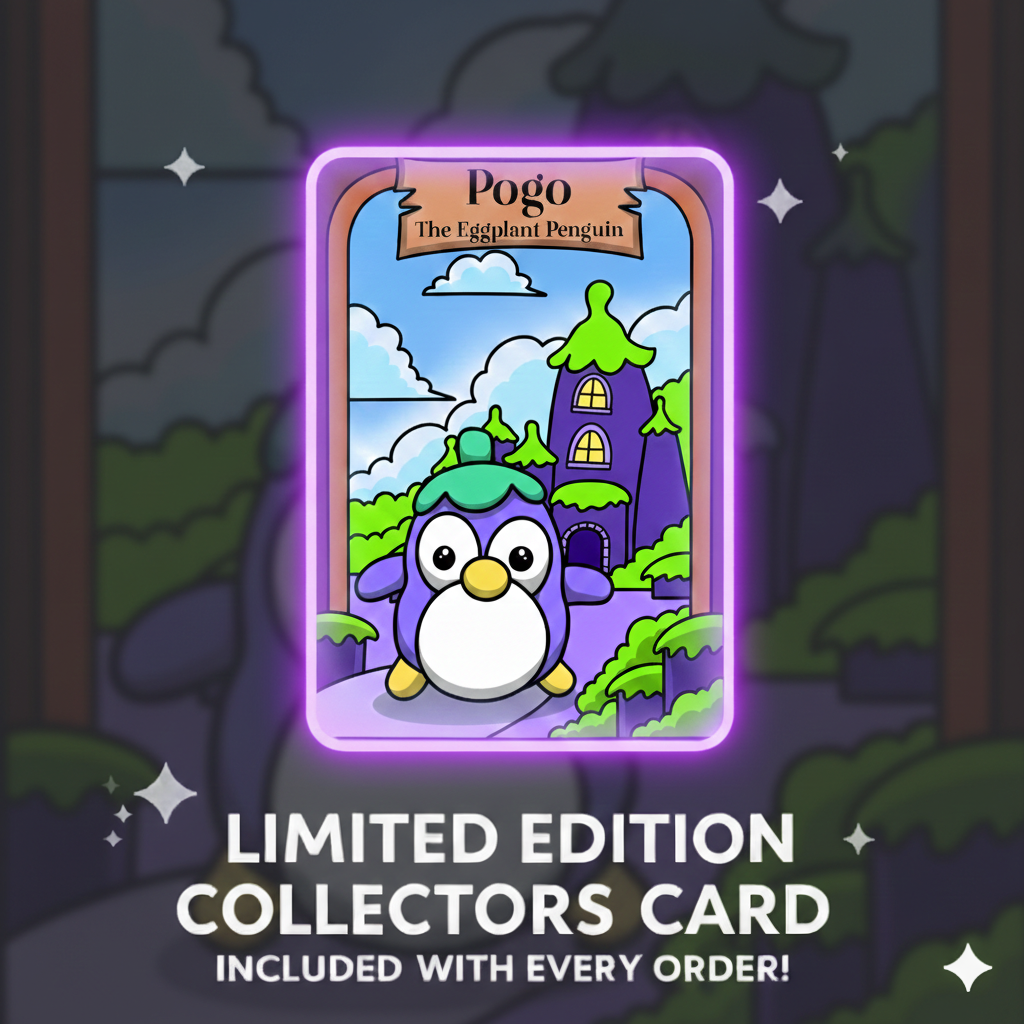 Pogo The Eggplant Penguin Crochet Kit