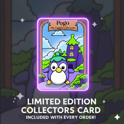 Pogo The Eggplant Penguin Crochet Kit