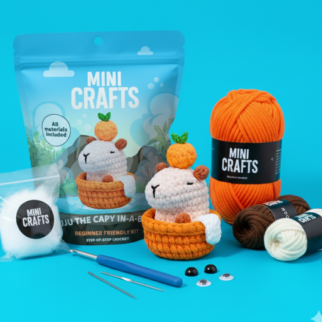 Juju The Capy In-a-Bath Crochet Kit