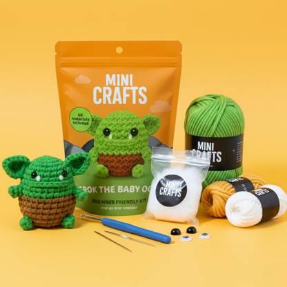 Mini Crafts™ Learn-To-Crochet Kits