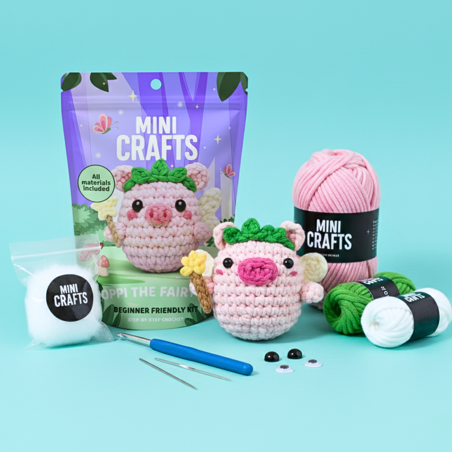 Mini Crafts™ Learn-To-Crochet Kits