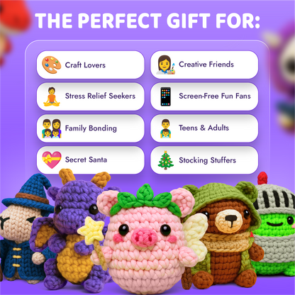 Mini Crafts™ Learn-To-Crochet Kits