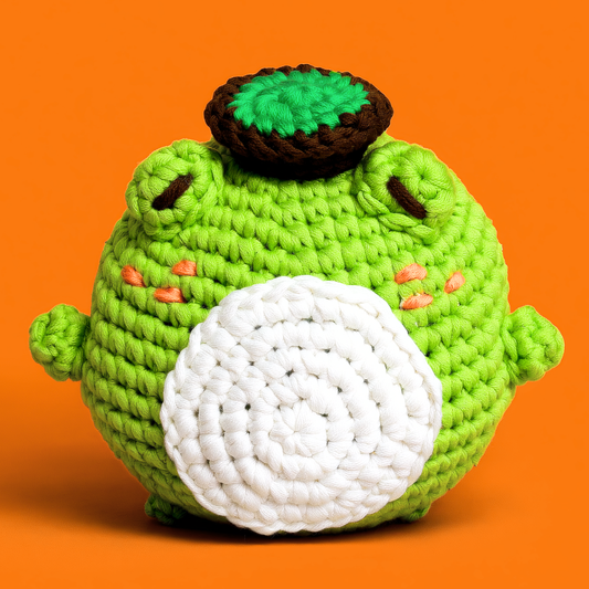 Bean The Matcha Frog Crochet Kit