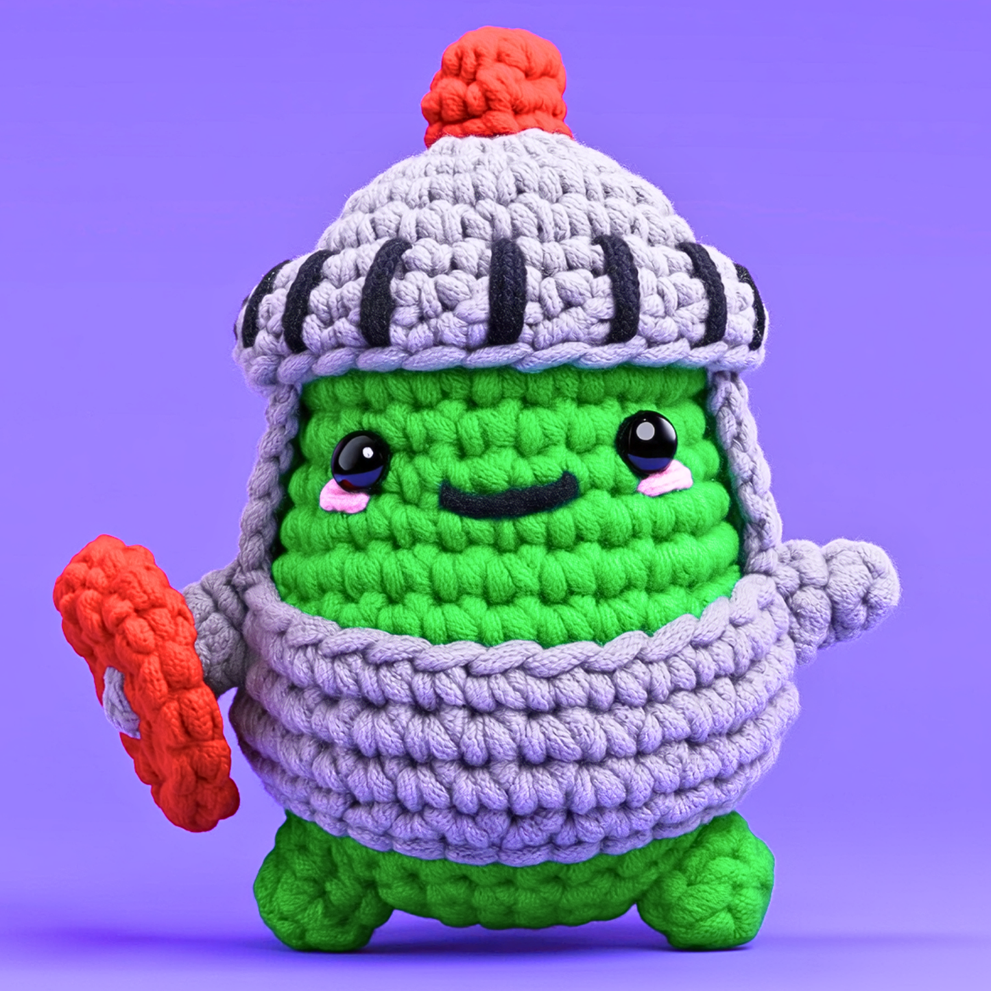 Marsh The Knight Frog Crochet Kit