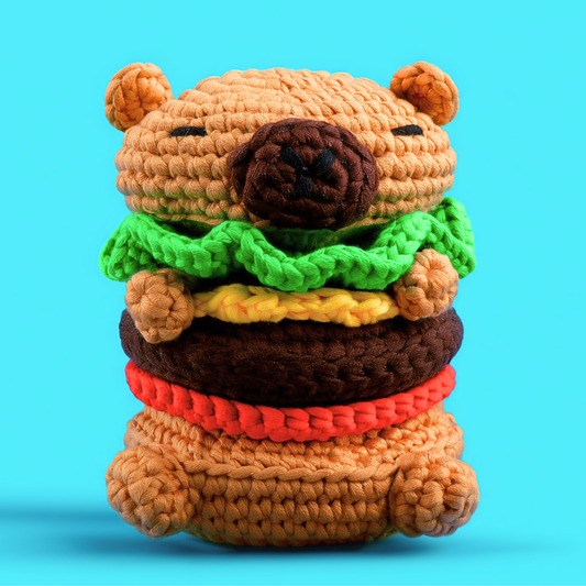 Chuck The Capyburger Crochet Kit