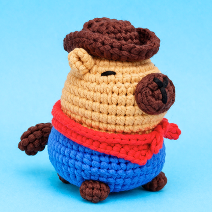 Wes The Cowboy Capybara Crochet Kit